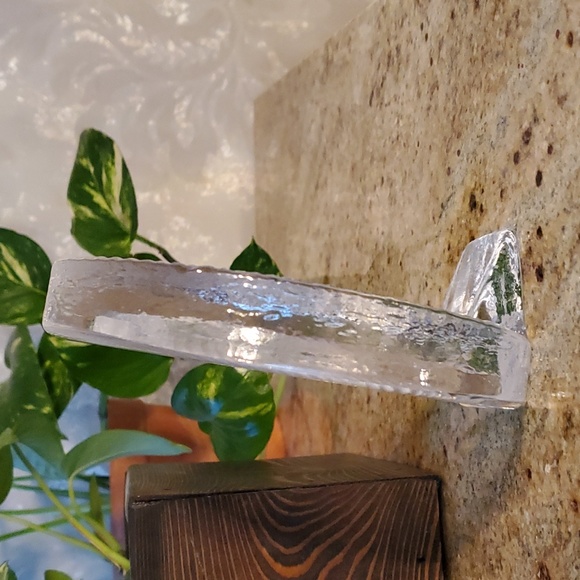 Vintage Crystal picture frame by Lindshammar of Sweden from the 70s - Picture 5 of 11